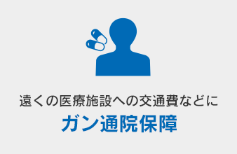 遠くの医療施設への交通費などに ガン通院保障