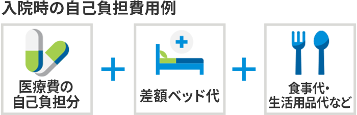 入院時の自己負担費用例