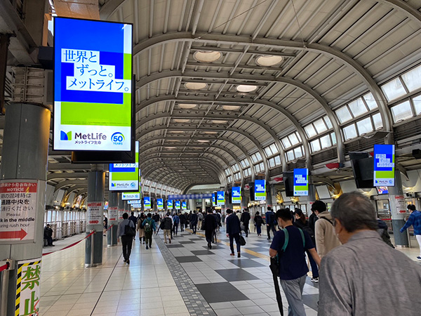 JR品川駅／J・ADビジョン品川駅自由通路セット